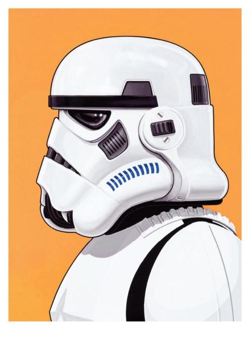 Posters - Poster Star Wars - Stormtrooper portrait, Verzamelen, Muziek, Artiesten en Beroemdheden, Zo goed als nieuw, Verzenden