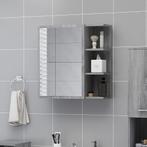 vidaXL Badkamerspiegelkast 62,5x20,5x64 cm bewerkt hout, Verzenden, Nieuw