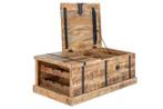 Massief houten salontafel BODEGA 100cm mangohouten, Ophalen of Verzenden, Nieuw