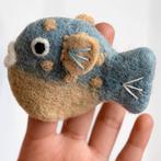 Vingerpoppetje Wolvilt - Sealife - Kogelvis/Blowfish - Handm, Ophalen of Verzenden, Nieuw