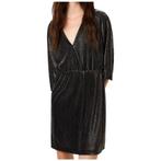 Liu Jo • korte metallic jurk • XL (IT48), Nieuw, Liu Jo, Maat 46/48 (XL) of groter, Zwart