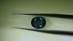 1 pcs Groen, Blauw Saffier - 1.20 ct - Gem Report Antwerp, Nieuw