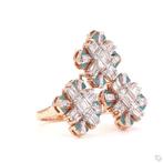 Ring - 14 karaat Roségoud - 2.21ct. tw. Diamant (Natuurlijk), Nieuw