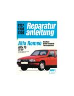 1987 - 1992 ALFA ROMEO 75 VRAAGBAAK DUITS, Auto diversen, Handleidingen en Instructieboekjes