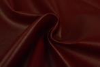 30 meter kunstleer - Bordeaux rood - 145cm breed, 120 cm of meer, Leer of Kunstleer, Ophalen of Verzenden, Rood