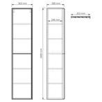 Hoge Kast Differnz Elin 160 cm Eiken, Ophalen of Verzenden, Nieuw
