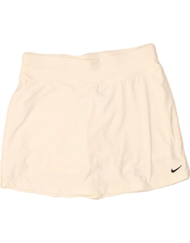 NIKE Womens Dri Fit Tennis Skirt UK 12/14 Medium White, Kleding | Dames, Rokken, Verzenden