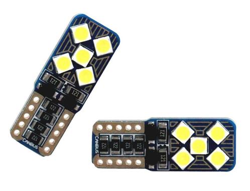 W5W autolamp 2 stuks | LED T10 10-SMD daglichtwit 6000K | CA, Huis en Inrichting, Lampen | Overige, Nieuw, Verzenden