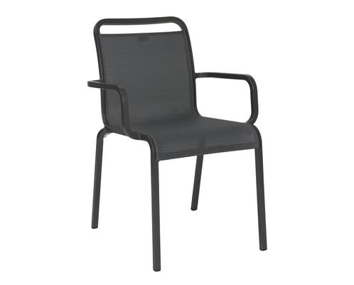 Stern Oskar Stapelstoel Aluminium - Grafiet/zilvergrijs, Huis en Inrichting, Stoelen, Ophalen of Verzenden
