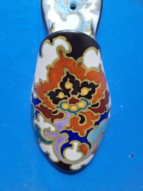 Regina Gouda - Bloempot - pantoffel voor aan de wand -, Antiek en Kunst, Antiek | Glas en Kristal