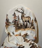 Linnen Montagne Paradijs met bosdieren - Natuurlijk, Antiek en Kunst