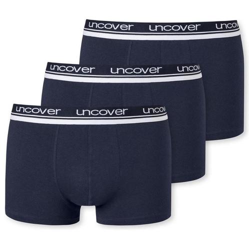 SCHIESSER Uncover Heren Boxershort 3Pack Navy, Kleding | Heren, Ondergoed, Verzenden