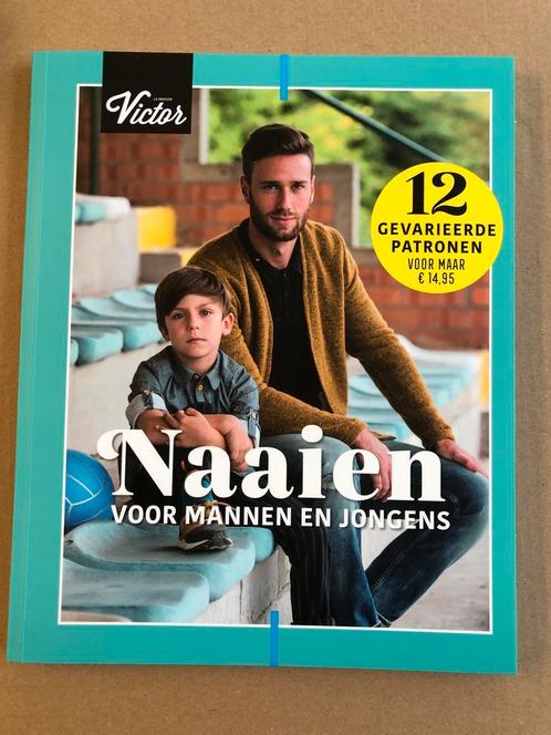 Naaien voor Mannen en Jongens - 12 Modellen + Patronen, Boeken, Hobby en Vrije tijd, Zo goed als nieuw, Borduren en Naaien, Ophalen of Verzenden