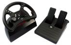 MadCatz Dual Force Racing Wheel-Zwart (PlayStation 1), Spelcomputers en Games, Ophalen of Verzenden, Zo goed als nieuw
