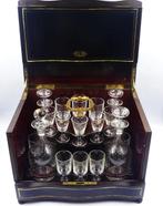 Drankkast - Napoléon III, Hout, Kristal, Glas, Messing