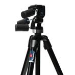 Manfrotto 055AB statief + 141RC2 3-weg kop Statief, Nieuw