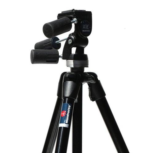 Manfrotto 055AB statief + 141RC2 3-weg kop Statief, Audio, Tv en Foto, Fotocamera's Digitaal