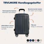 2dekans | TRVLMORE Handbagage Koffer - 45L - TSA Cijferslot, Ophalen of Verzenden, Zo goed als nieuw