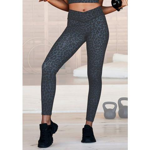 active by Lascana Legging met all-over print, Kleding | Dames, Broeken en Pantalons, Nieuw, Verzenden