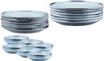Tweedekans | Service Les Essentiels GENESIS - 18 stuks - Sea, Huis en Inrichting, Keuken | Servies, Ophalen of Verzenden, Zo goed als nieuw