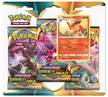 Pokémon TCG Sword & Shield Darkness Ablaze-3 Booster Blister beschikbaar voor biedingen