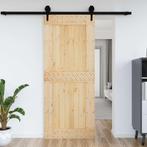 vidaXL Deur NARVIK 95x210 cm massief grenenhout, Verzenden, Nieuw