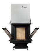 Inbouw Houtkachel Room Divider Crystal 3d 50x50 Premium, Nieuw