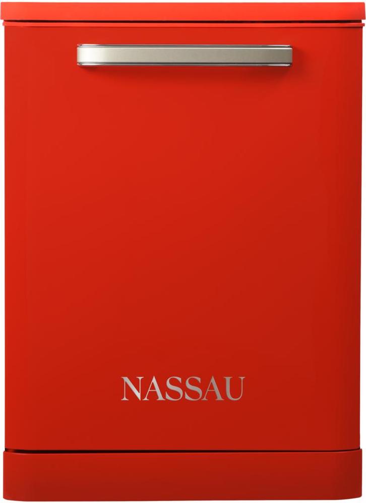 Nassau RVW6000ROO - Retro Vaatwasser - Vrijstaand - Rood-, Witgoed en Apparatuur, Vaatwasmachines, Nieuw, Ophalen of Verzenden