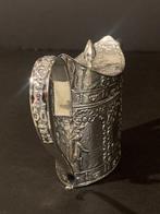 Theepot - .930 zilver - Bule met Nederlandse zilveren munt., Antiek en Kunst, Antiek | Goud en Zilver