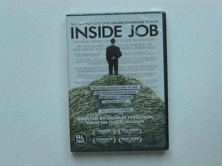 Inside Job (DVD) Nieuw, Cd's en Dvd's, Dvd's | Documentaire en Educatief, Zo goed als nieuw, Verzenden