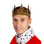 Verstelbare Koningskroon deluxe, Verzenden, Nieuw, Feestartikel