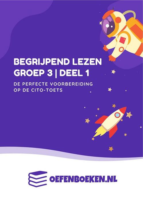 Begrijpend Lezen Groep 3 - Cito - Oefenen - Oefenboeken.nl, Boeken, Schoolboeken, Gelezen, Verzenden