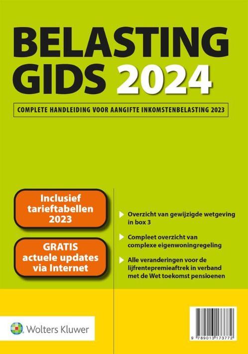 Belastinggids 2024 9789013173772, Boeken, Studieboeken en Cursussen, Zo goed als nieuw, Verzenden