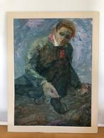 Noe Nesterovich Gedenidze (1914-2002) - Le garçon aux, Antiek en Kunst