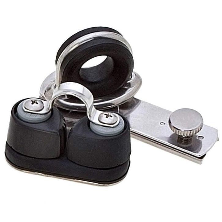 Viadana Slede met Schootoog en Klem Swivel voor Rail 25x7mm, Watersport en Boten, Accessoires en Onderhoud, Ophalen of Verzenden