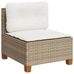 Tuinbank Beige Rattan | Retourdeal | 35% Korting!, Tuin en Terras, Tuinbanken, Ophalen of Verzenden, Nieuw, Rotan