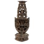 Indonesisch Houtgesneden Lamp Sokkel, Ophalen