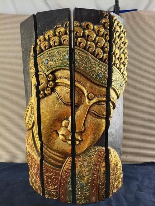 Boeddha in meditatie - Hout - Indonesië - Eind 20e eeuw, Antiek en Kunst, Kunst | Niet-Westerse kunst