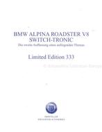 2002 BMW ALPINA RANGE BROCHURE DUITS, Boeken, Auto's | Folders en Tijdschriften, Nieuw, Author