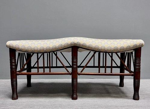 F.O. Schmidt - Adolf Loos - Settle (zitbank met hoge, Antiek en Kunst, Kunst | Designobjecten