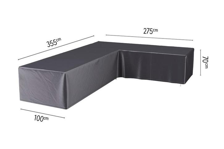 Platinum Aerocover loungesethoes L-vorm 355x275 cm - Rechts, Tuin en Terras, Tuinsets en Loungesets, Nieuw, Overige materialen