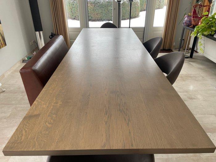 Van Rossum - Eettafel - Hout - ruime eetkamer tafel, Antiek en Kunst, Antiek | Meubels | Stoelen en Banken