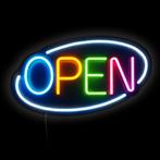 GGM Gastro | LED verlichtingsbord - OPEN - Veelkleurig & |, Verzenden, Nieuw, Effen, Bord(en)