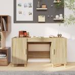 vidaXL Bureau 140x50x75 cm bewerkt hout sonoma eikenkleurig, Verzenden, Nieuw