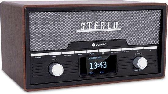 2dekans | Denver DAB Radio CD Speler - Retro Radio -, Audio, Tv en Foto, Luidsprekers, Zo goed als nieuw, Ophalen of Verzenden