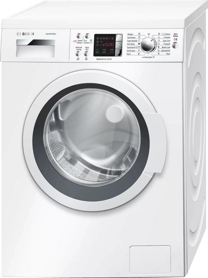Bosch Waq28490 Varioperfect Wasmachine 8kg 1400t, Witgoed en Apparatuur, Wasmachines, Zo goed als nieuw, Voorlader, 85 tot 90 cm