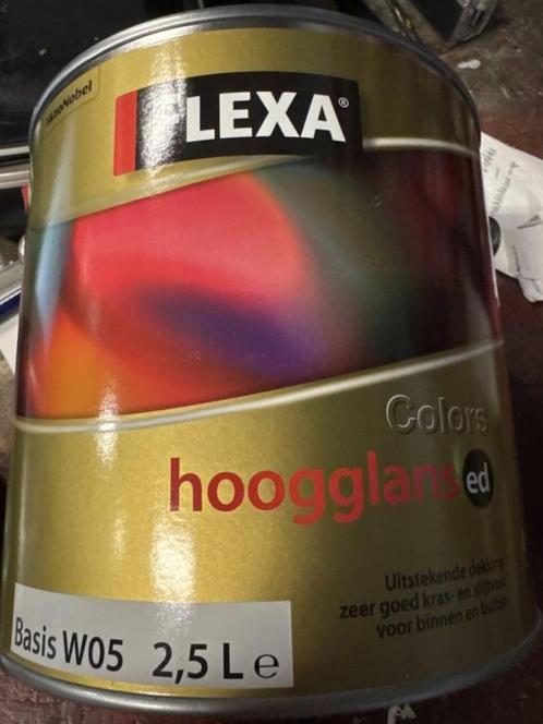 Flexa Colors Hoogglans - ral 9010 - 2,5 liter, Doe-het-zelf en Verbouw, Verf, Beits en Lak, Verf, Overige kleuren, Nieuw, Minder dan 5 liter