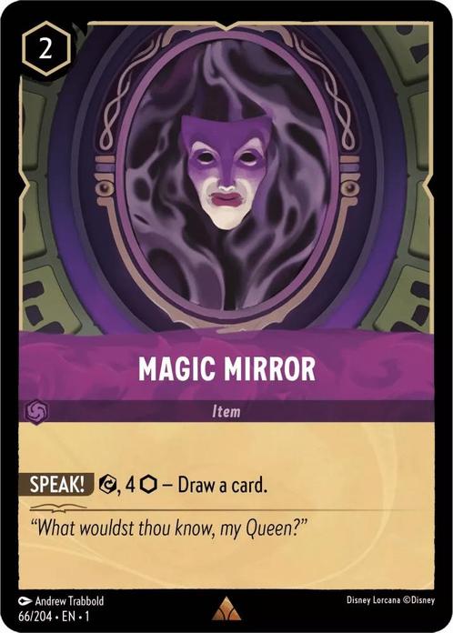 [66/204] - MAGIC MIRROR ENG NON-FOIL [M/NM], Verzamelen, Disney, Ophalen of Verzenden