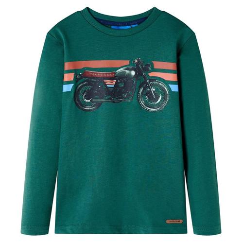 vidaXL Kindershirt met lange mouwen 116 groen, Kinderen en Baby's, Kinderkleding | Overige, Nieuw, Verzenden