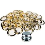 Zeilringen 40mm messing 25 stuks met gereedschap, Ophalen of Verzenden, Nieuw, Zeil